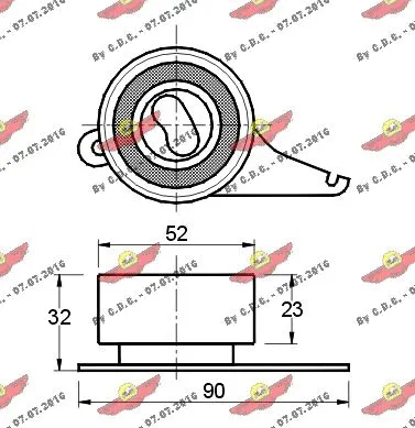 Tensioner Pulley, timing belt