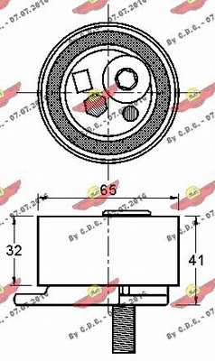 Tensioner Pulley, timing belt