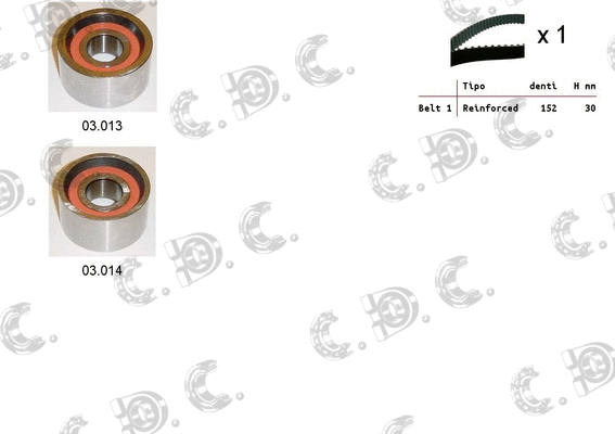 Timing Belt Kit (04.5021)