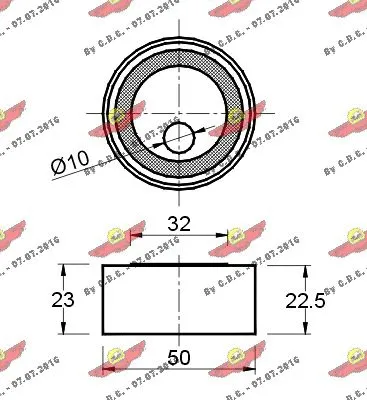 Tensioner Pulley, timing belt