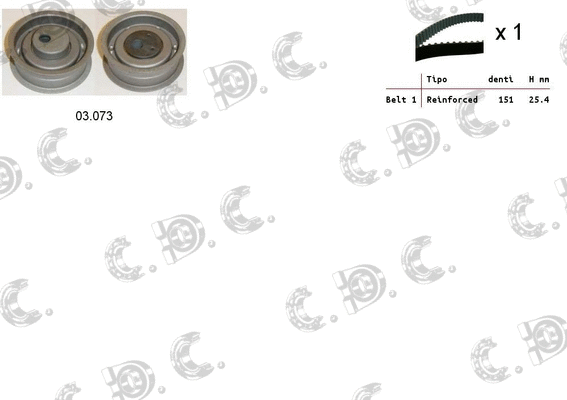 Timing Belt Kit (04.5174)