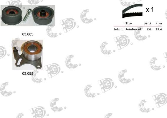 Timing Belt Kit (04.5176)