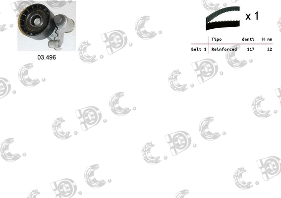 Timing Belt Kit (04.5027)