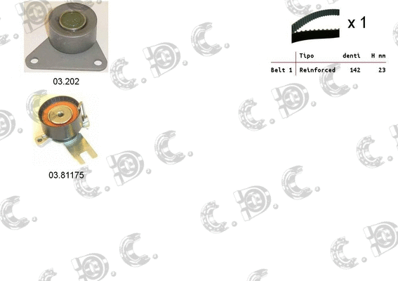 Timing Belt Kit (04.5344)