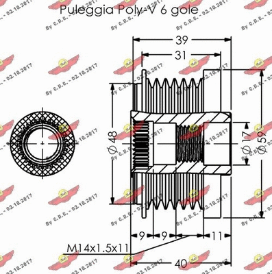 Alternator Freewheel Clutch