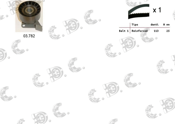 Timing Belt Kit (04.5322)