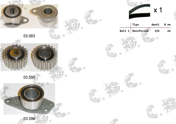 Timing Belt Kit (04.5019)