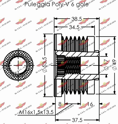 Alternator Freewheel Clutch