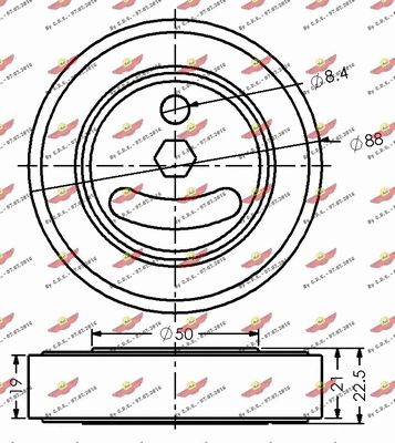 Belt Tensioner, V-ribbed belt