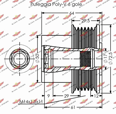 Alternator Freewheel Clutch
