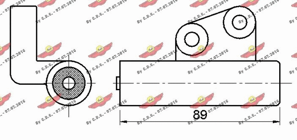 Vibration Damper, timing belt