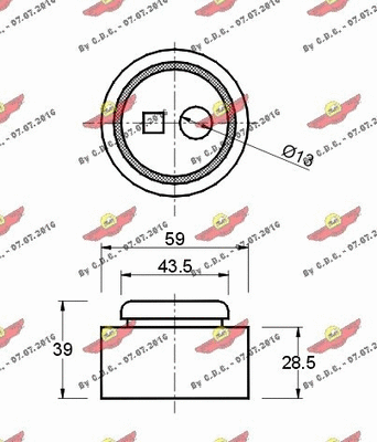 Tensioner Pulley, timing belt