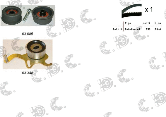 Timing Belt Kit (04.5210)