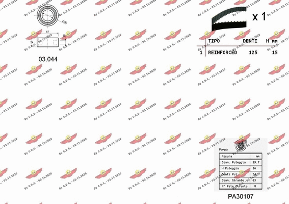 Water Pump & Timing Belt Kit