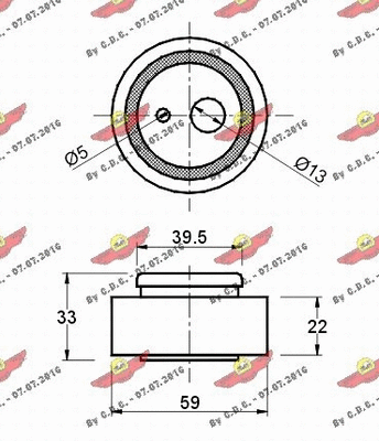 Tensioner Pulley, timing belt