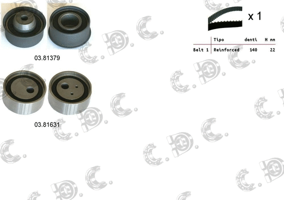 Timing Belt Kit (04.5466)