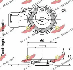Tensioner Pulley, timing belt