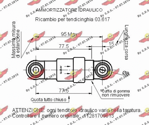 Vibration Damper, V-ribbed belt