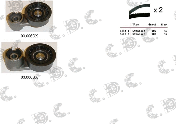 Timing Belt Kit (04.5025)