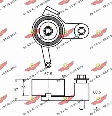 Tensioner Pulley, timing belt