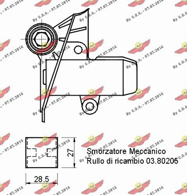 Vibration Damper, timing belt