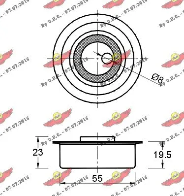 Tensioner Pulley, timing belt