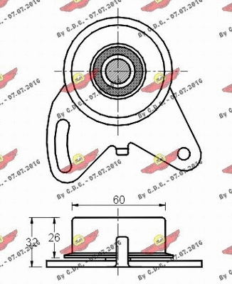 Tensioner Pulley, timing belt
