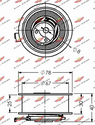 Tensioner Pulley, timing belt