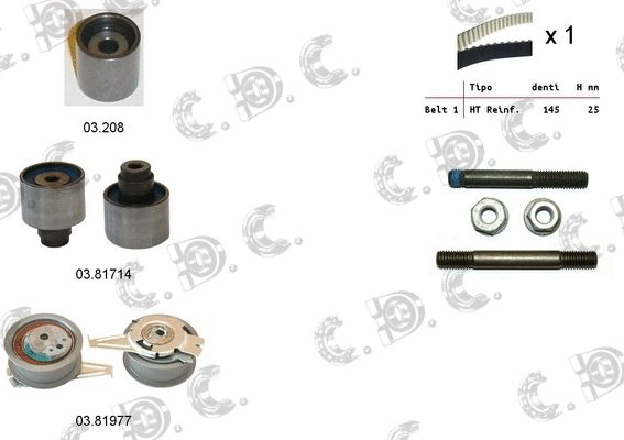 Timing Belt Kit (04.5355)
