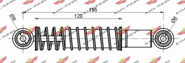 Vibration Damper, V-ribbed belt