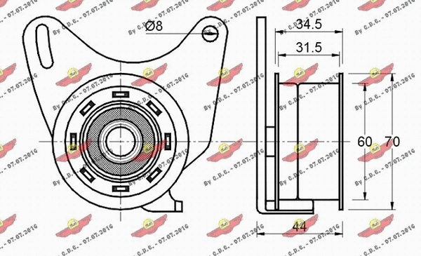 Tensioner Pulley, timing belt