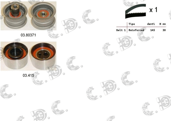 Timing Belt Kit (04.5258)
