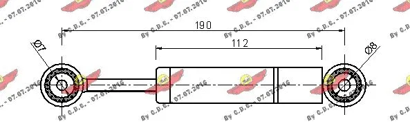 Vibration Damper, V-ribbed belt