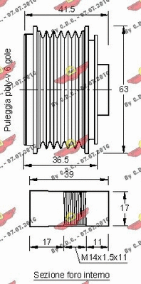Alternator Freewheel Clutch