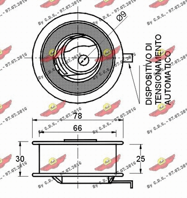 Tensioner Pulley, timing belt