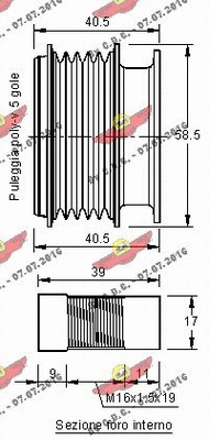 Alternator Freewheel Clutch