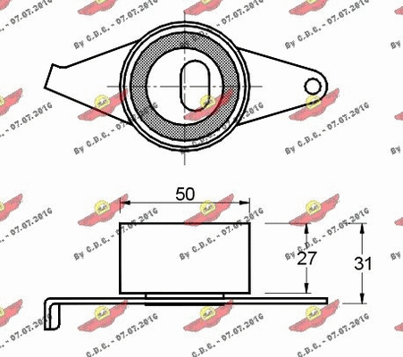 Tensioner Pulley, timing belt