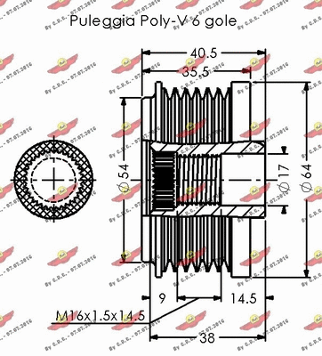 Alternator Freewheel Clutch