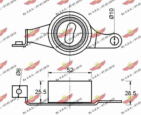 Tensioner Pulley, timing belt