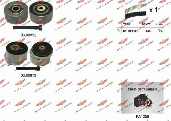 Water Pump & Timing Belt Kit (04.5299PA)