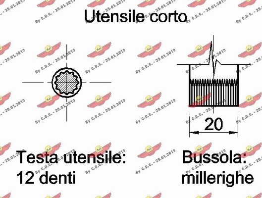 Mounting Set, deflection-/guide pulley (V-ribbed belt)