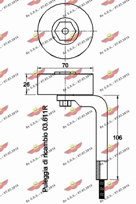 Belt Tensioner, V-ribbed belt