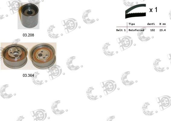 Timing Belt Kit (04.5239)