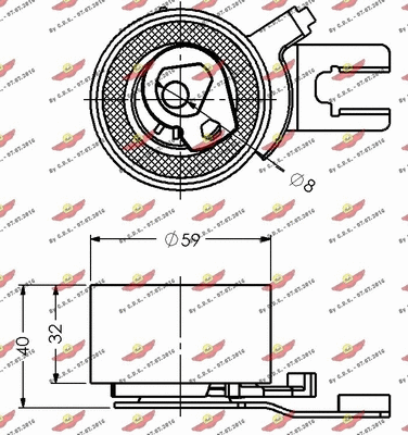 Tensioner Pulley, timing belt