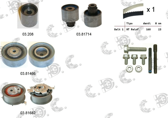 Timing Belt Kit (04.5314)