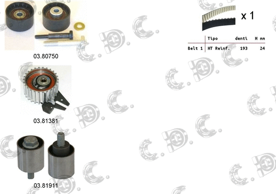 Timing Belt Kit (04.5368)