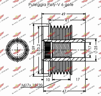 Alternator Freewheel Clutch