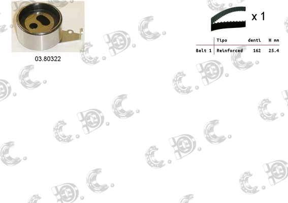 Timing Belt Kit (04.5408)