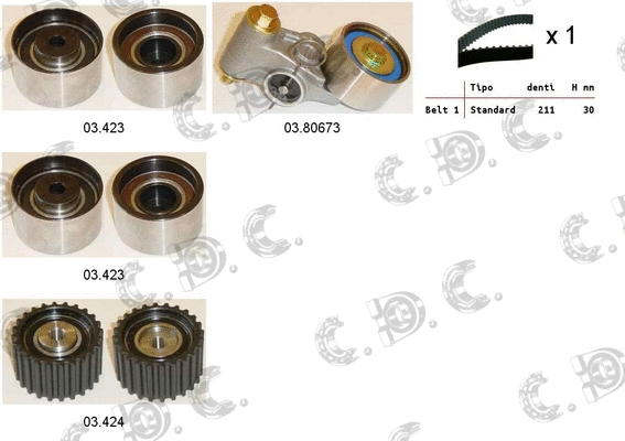 Timing Belt Kit (04.5183)