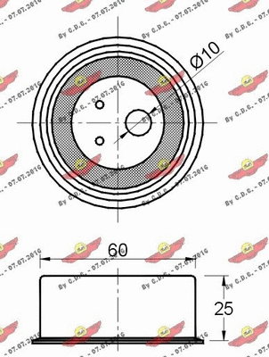 Tensioner Pulley, timing belt